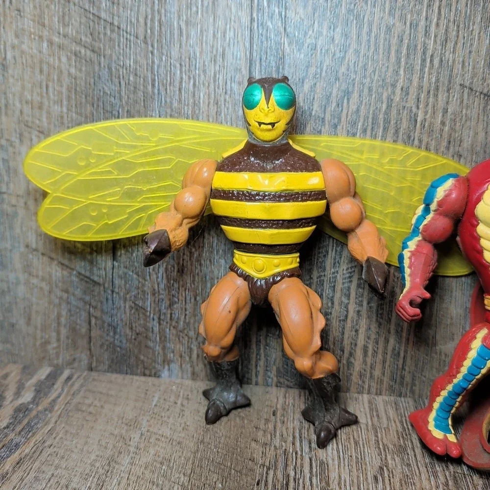Vintage He-Man Masters of the Universe Action 6 Figure Lot 1980s Mattel
